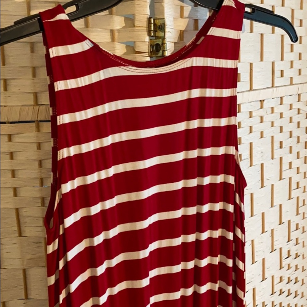 Red & White Sun Dress